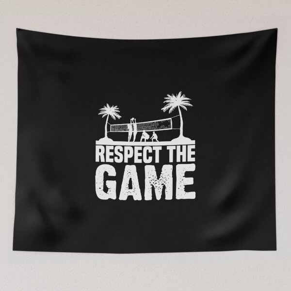 Item preview, Funny Saying Respect The Game Cool Beach Volleyball Coach designed and sold by Nessshirts.