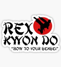 Rex Kwon Do - Bow to your sensei Sticker