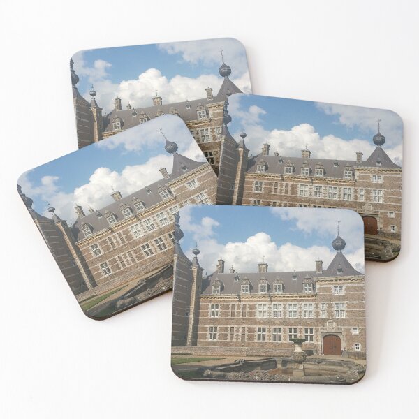 Item preview, Eijsden Castle is a moated manor house with several farm buildings, a gatehouse, castle park and is located next to the river Maas (1637). The Netherlands. designed and sold by Maurizio Fabbroni.