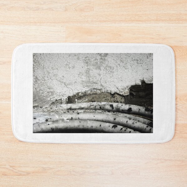 Item preview, Close up of old wall with bent pipes designed and sold by Stephen Orsillo.