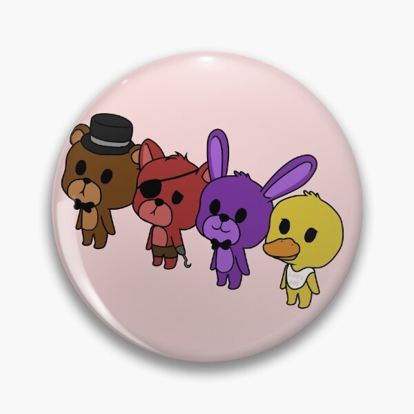 Item preview, cute freddy and friends chibis designed and sold by EveryCuteThings.