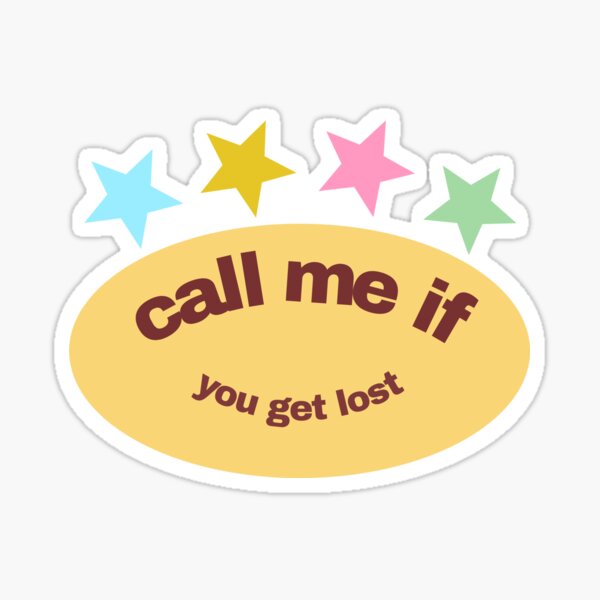 Call Me If You Get Lost, Tyler the Creator Sticker for Sale by Brooktp