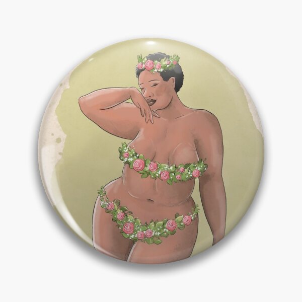 Item preview, Beauty in the rose garden - body positive artwork by BopoWatercolour  designed and sold by BopoWatercolour.