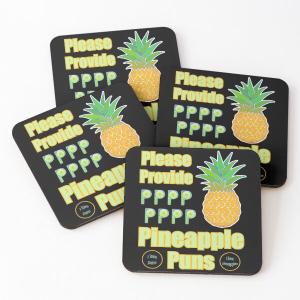 Item preview, Please Provide Pineapple Puns designed and sold by artfulnotebook.