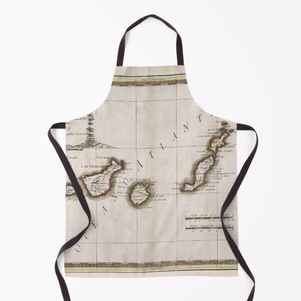 Item preview, Old Canary Islands Map (1798) Vintage Islas Canaries Chart designed and sold by BravuraMedia.