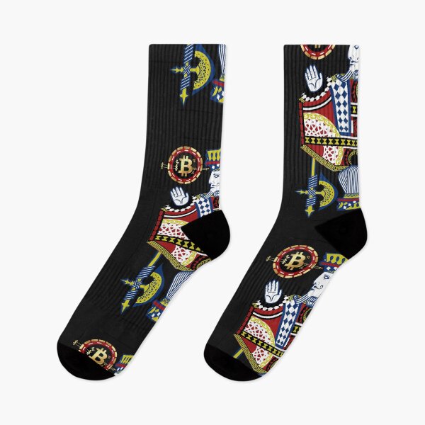 Item preview, Bitcoin king card, cool fashion crypto design gear designed and sold by pomie01.