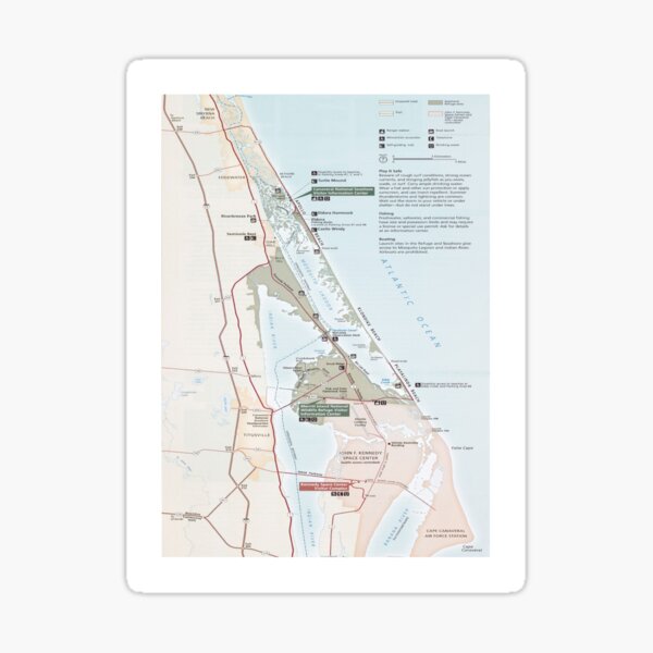 Item preview, Cape Canaveral FL Map (2012) The Space Coast Atlas designed and sold by BravuraMedia.
