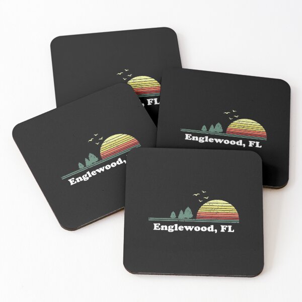 Item preview, Vintage Englewood Florida Home Souvenir Print designed and sold by slinkardru.