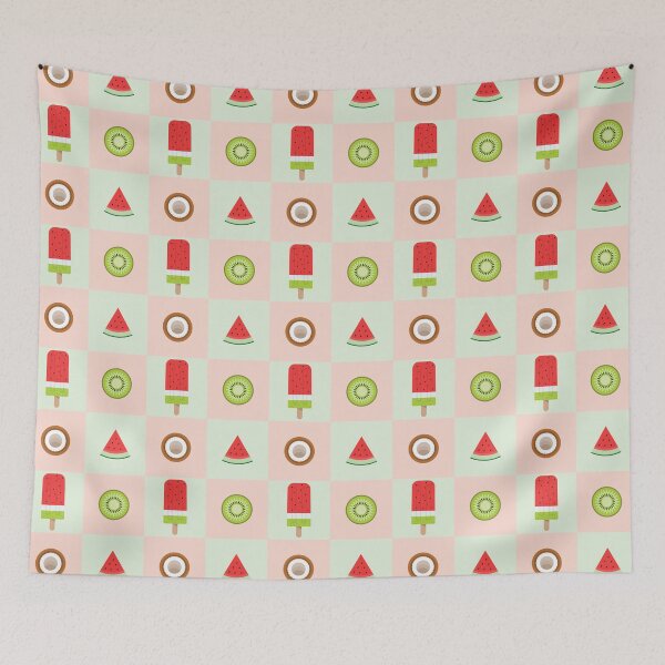 Item preview, Watermelon Popsicle Seamless Pattern designed and sold by dass-art.