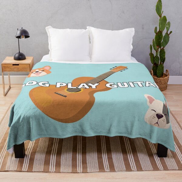 Item preview, Dog play guitar Funny dogs designed and sold by Dreaming-Anmi.