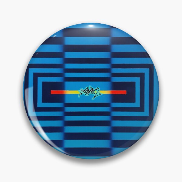 Item preview, BLUE SQUARES OF ESONE ABSTRACT URBAN GRAFFITI STREET STYLE designed and sold by GraffitiBomberZ.