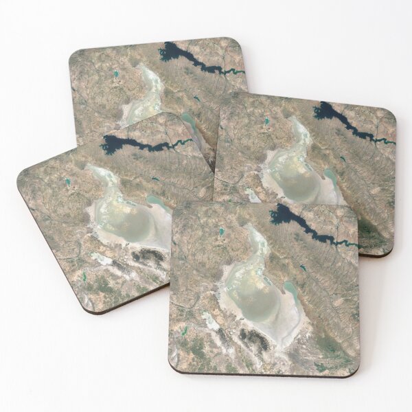 Item preview, Tuz gölü, a satellite image of a lake in Turkey designed and sold by Dirk4171.