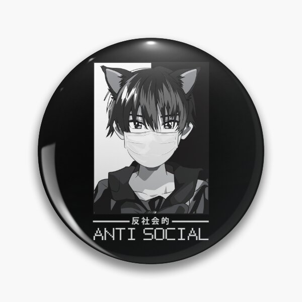 Item preview, Antisocial Anime Femboy Queer Gay MTF LGBT Weeb designed and sold by Alex2201.