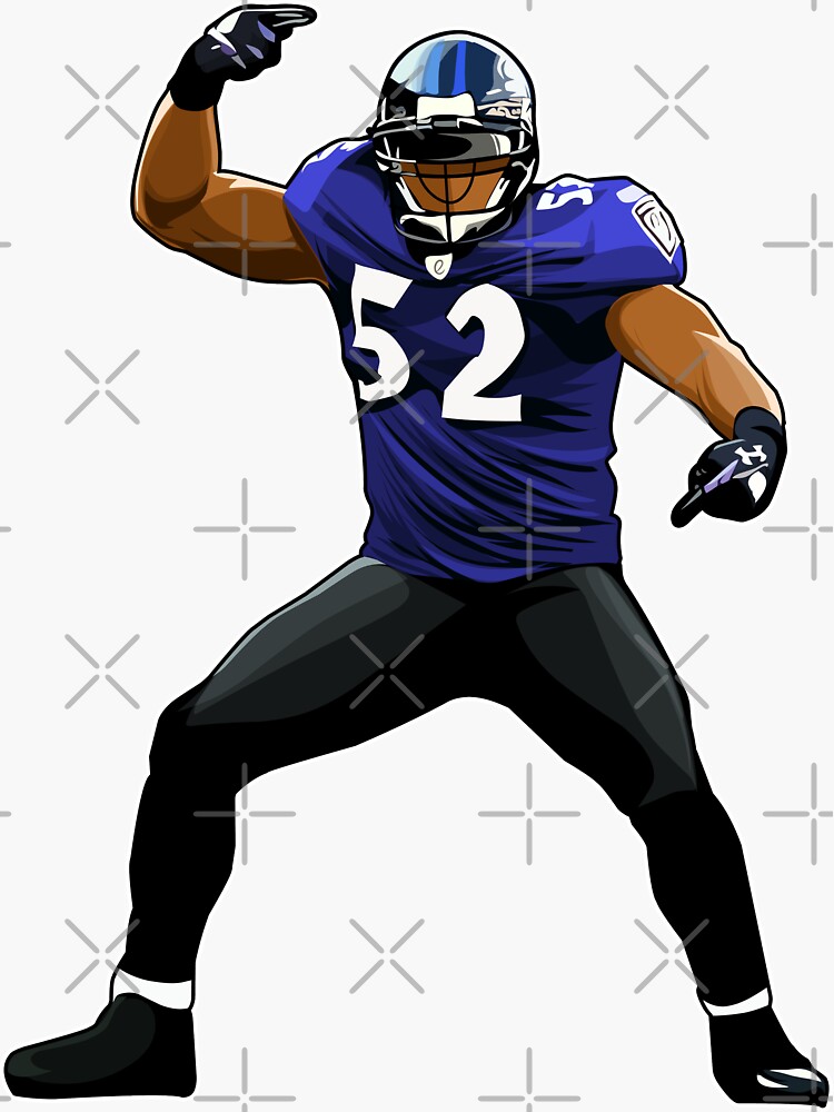 Ray Lewis #53 Dance Sticker for Sale by BoyRicky