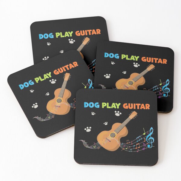 Item preview, Dog play guitar Funny dogs designed and sold by Dreaming-Anmi.