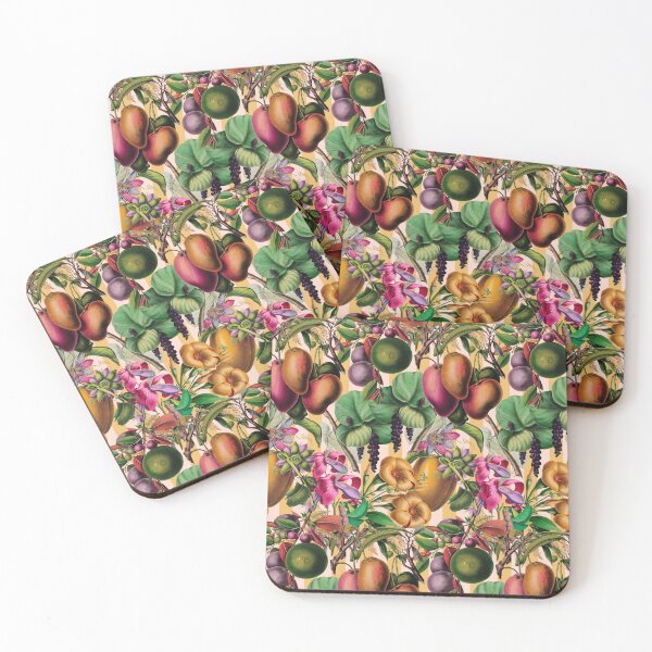 Item preview, Lush Retro Fruit and Flower Garden designed and sold by AntiqueImages.