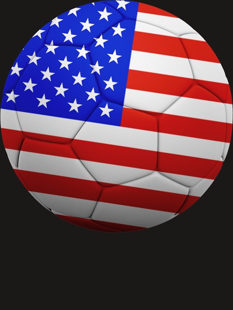"Football Soccer USA Flag Ball American flag football " Poster for Sale
