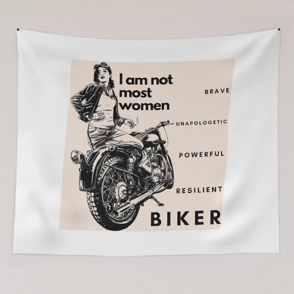 Item preview, I am not most women i am a biker designed and sold by ronymishra.