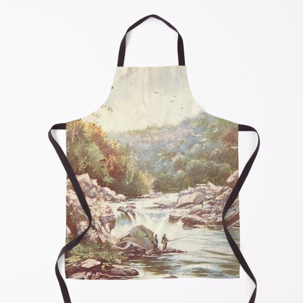 Item preview, Vintage Illustration of Little Ess on The Findhorn, Forres, Morayshire designed and sold by yourscotland.