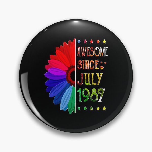 Item preview, Impresionante desde julio de 1987 34.os regalos de cumpleaños 34 años designed and sold by BargerStore.