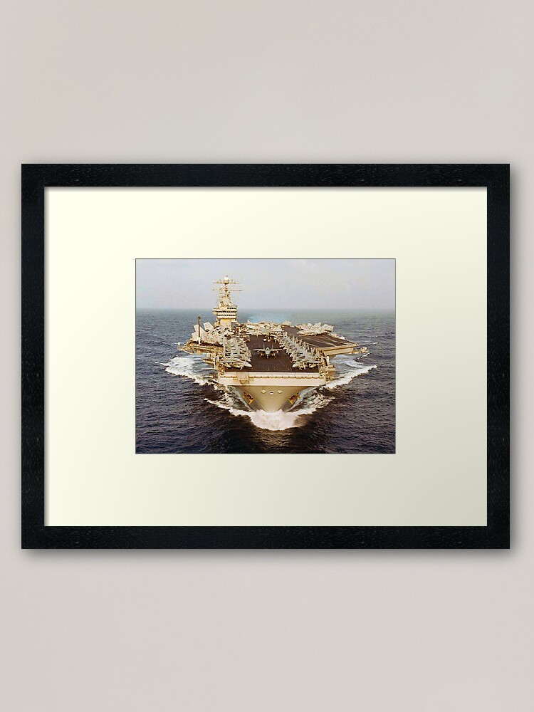 Alternate view of USS CONSTELLATION (CVA-64) SHIP'S STORE Framed Art Print
