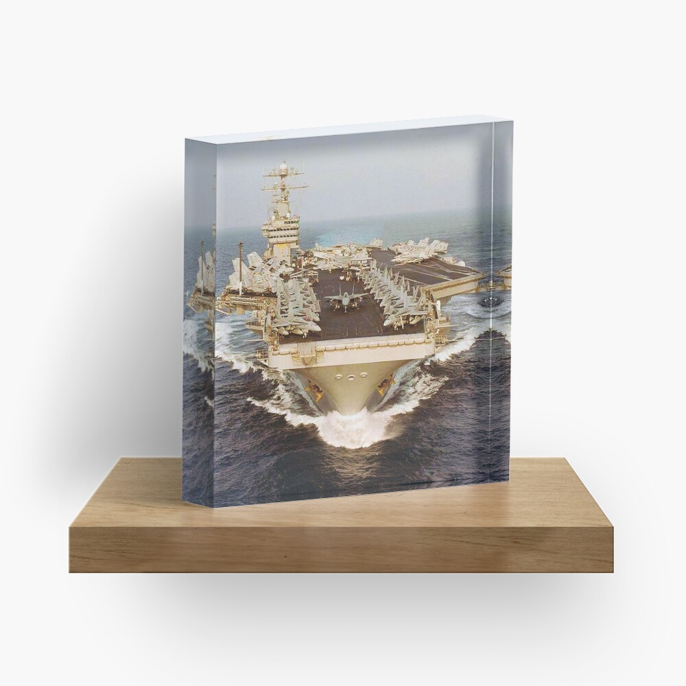 USS CONSTELLATION (CVA-64) SHIP'S STORE Acrylic Block