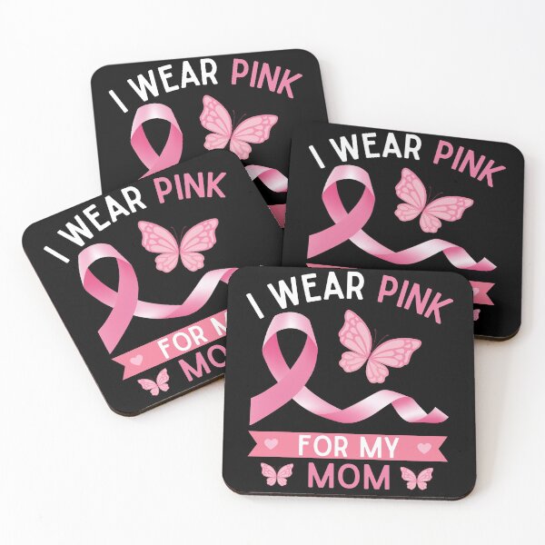 Item preview, I wear pink for my mom, Breast Cancer Awareness designed and sold by Echo Dusk.