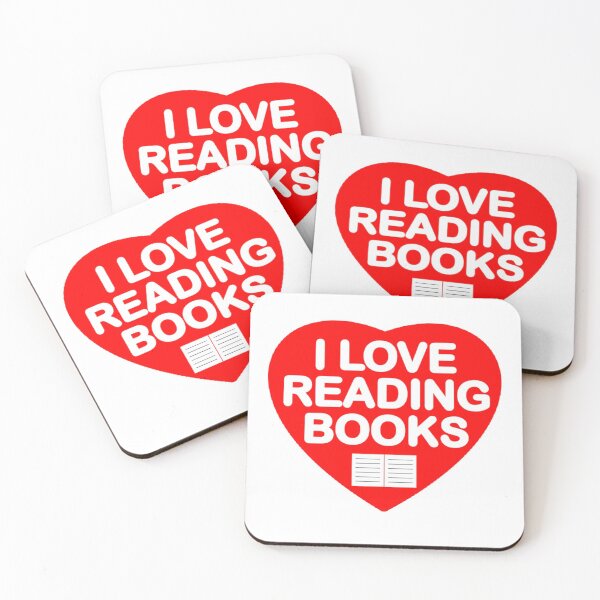 Item preview, I Love Reading Books Addicted to Reading Love Books Bookworm Red Heart designed and sold by wenjunior.