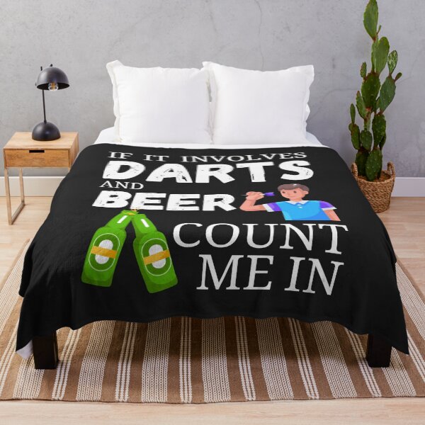Item preview, Darts and beer design - count me in. designed and sold by PinkArtDesigns.