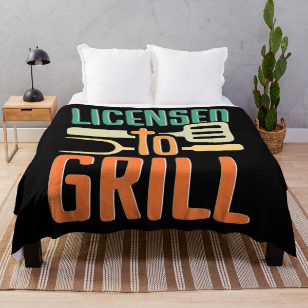 Item preview, Bbq Licensed To Grill Barbecue Funny Dad Smoker Grilling designed and sold by BargerStore.