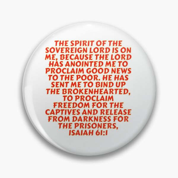 Item preview, Isaiah 611 Bible Verse Isaiah 61_1 designed and sold by glukisas2206.
