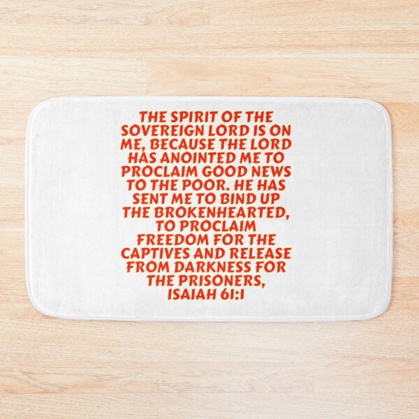 Item preview, Isaiah 611 Bible Verse Isaiah 61_1 designed and sold by glukisas2206.
