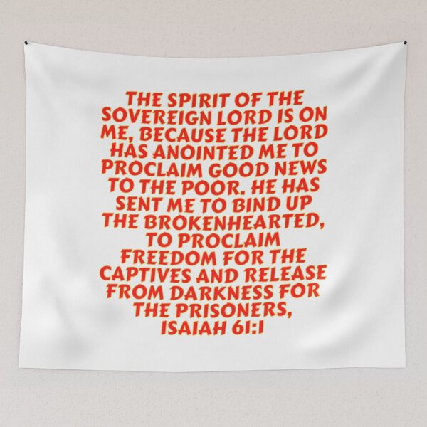 Item preview, Isaiah 611 Bible Verse Isaiah 61_1 designed and sold by glukisas2206.