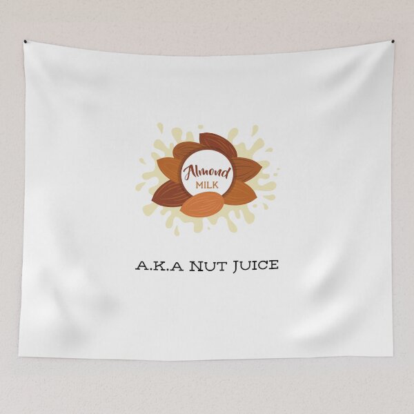 Item preview, Almond Milk aka Nut Juice | Vegan Pun designed and sold by Nikiolilalala.