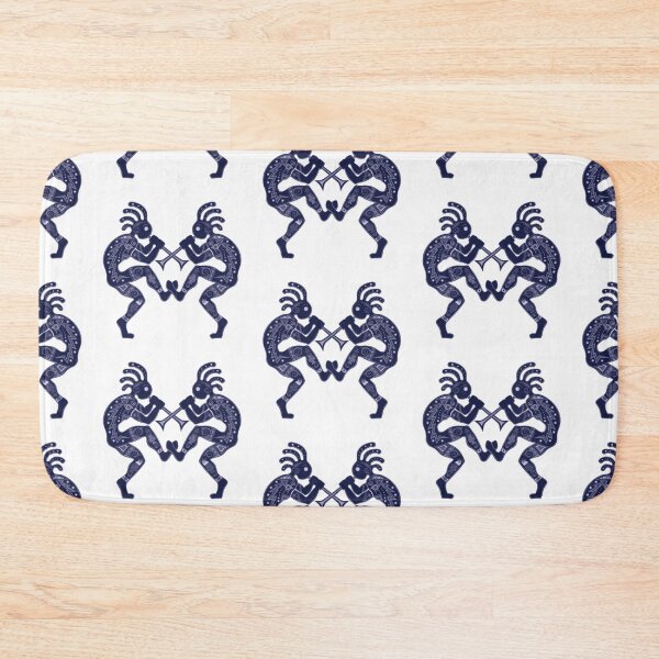Item preview, Kokopelli Blue color theme design by Kasey Dutton designed and sold by Caummon Thread.