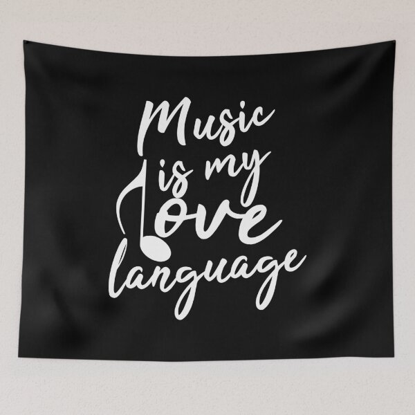 Item preview, Music Is My Love Language designed and sold by superdumb70.
