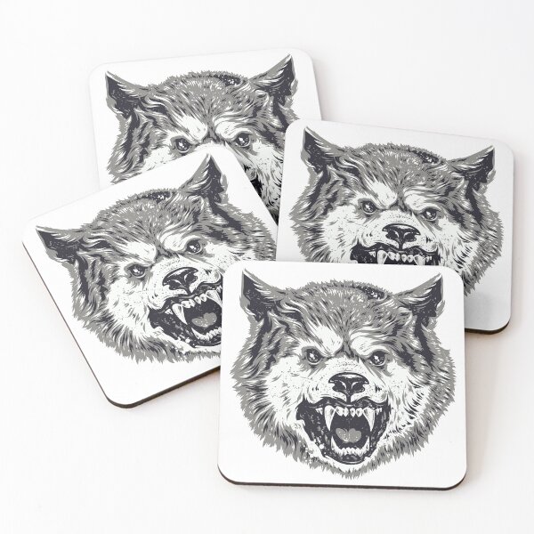 Item preview, Dangerous Growling Dire Wolf Canine Predator designed and sold by ozunu.