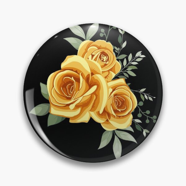Artikelvorschau, Goldene Rose & grüne Blätter entworfen und verkauft von Fine Art California.