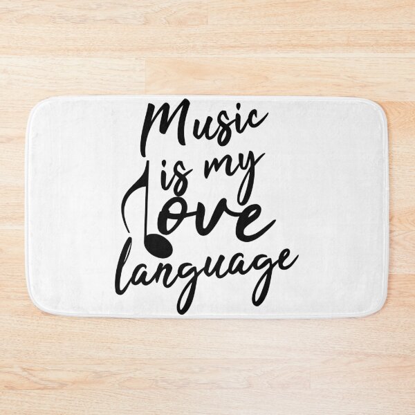 Item preview, Music Is My Love Language (Black) designed and sold by superdumb70.