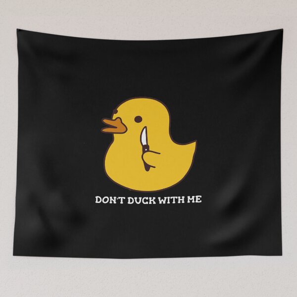 Item preview, Don't Duck With Me Rubber Duck Switchblade designed and sold by LittleFlairTee.