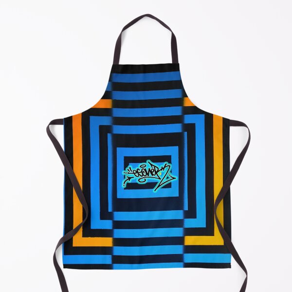 Item preview, YELLOW BLUE SQUARES OF ESONE ABSTRACT URBAN GRAFFITI STREET STYLE designed and sold by GraffitiBomberZ.