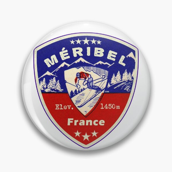 Item preview, Méribel France Skiing Ski Mountains Skier designed and sold by DESTINATIONS DECAL.