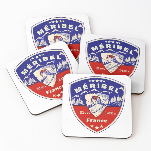 Item preview, Méribel France Skiing Ski Mountains Skier designed and sold by DESTINATIONS DECAL.