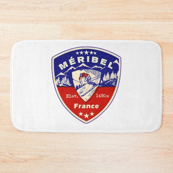 Item preview, Méribel France Skiing Ski Mountains Skier designed and sold by DESTINATIONS DECAL.