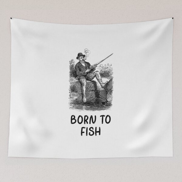 Item preview, Born To Fish designed and sold by LittleFlairTee.