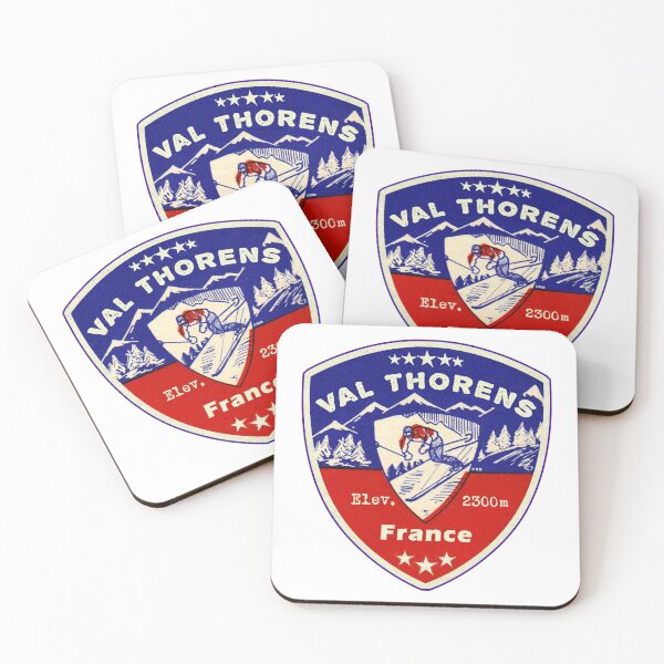 Item preview, Val Thorens France Skiing Ski Mountains Skier designed and sold by DESTINATIONS DECAL.