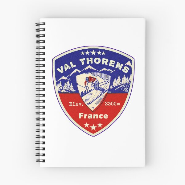 Item preview, Val Thorens France Skiing Ski Mountains Skier designed and sold by DESTINATIONS DECAL.