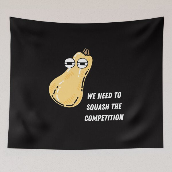 Item preview, We Need To Squash The Competition | Vegan Pun designed and sold by Nikiolilalala.