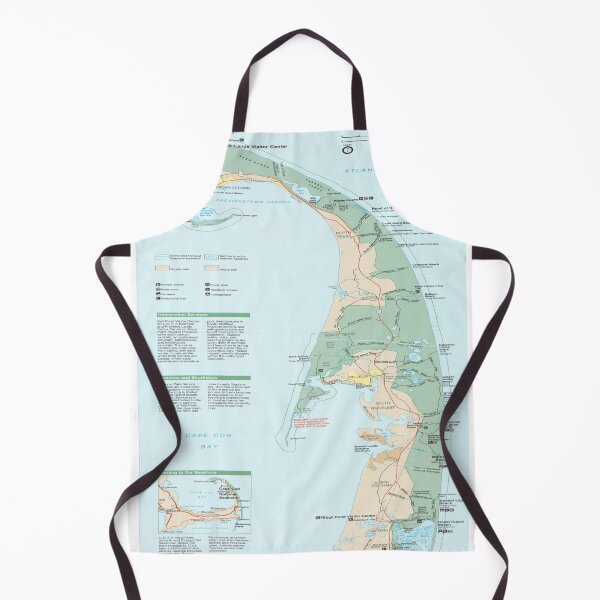 Item preview, Cape Cod National Seashore Map (1997) Massachusetts Beaches Atlas designed and sold by BravuraMedia.