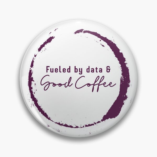 Artikelvorschau, Angetrieben von Daten und gutem Kaffee entworfen und verkauft von RMHTees.